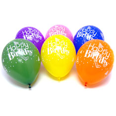 birthday balloons