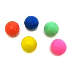 neon high bounce balls