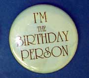 birthday buttons