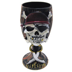 wood pirate goblet