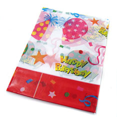 happy birthday party tablecover