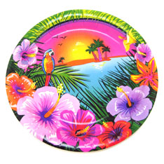 luau plates