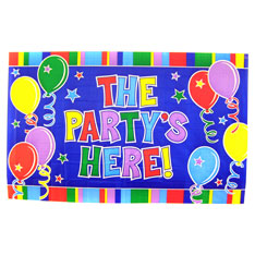 party's here sign