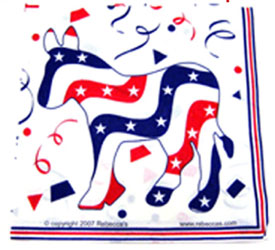 donkey democrat napkins