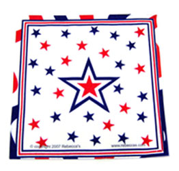 star patriotic napkins