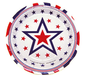 patriotic party plates