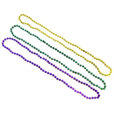 mardi gras mirror ball necklace