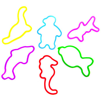 sea life silly bandz