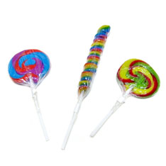 rainbow twist lollipop