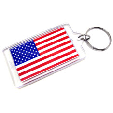 american flag keychain