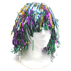 tinsel wig