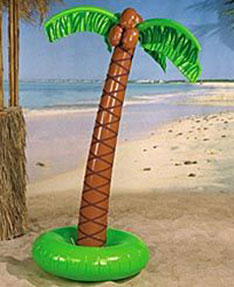 inflatable palm tree