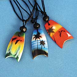 bodyboard necklace