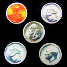 coin erasers