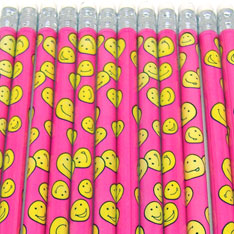 smiley face pencil