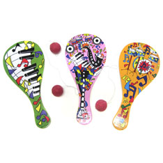 neon paddle ball