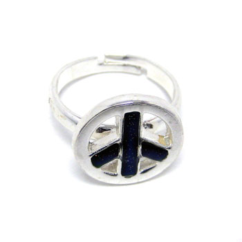 peace sign ring