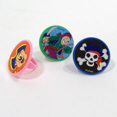 plastic pirate rings