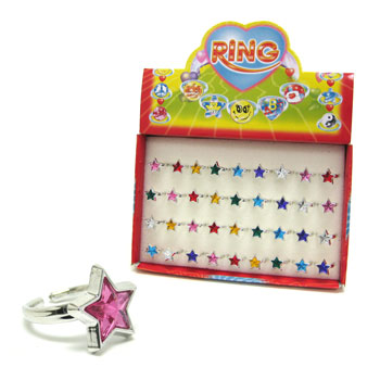 plastic star ring